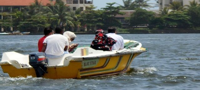 Boat safari on Bentota River