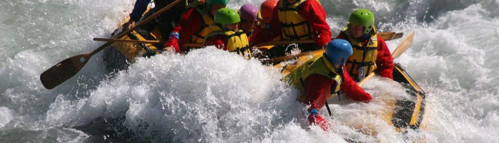 White Water Rafting | Image Credit: Rob Chandler from Toronto, Canada, White water rafting, Rangitata Valley, NZ, CC BY 2.0