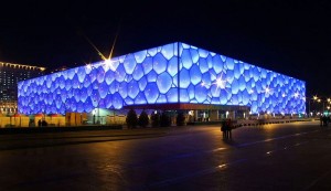 Water Cube in Olympic Green