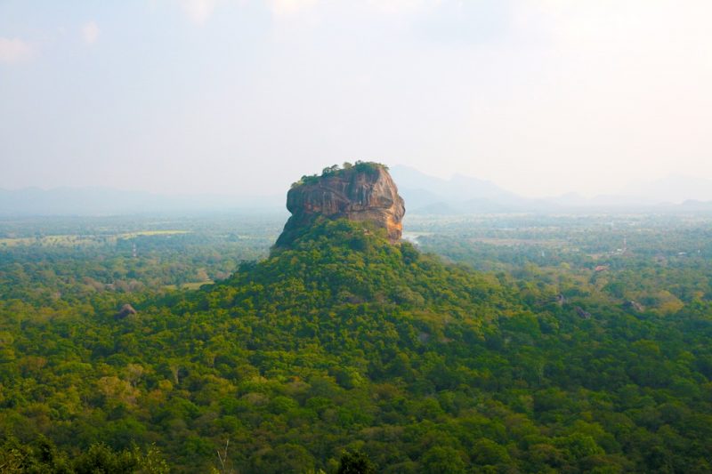 The ancient rock fortress