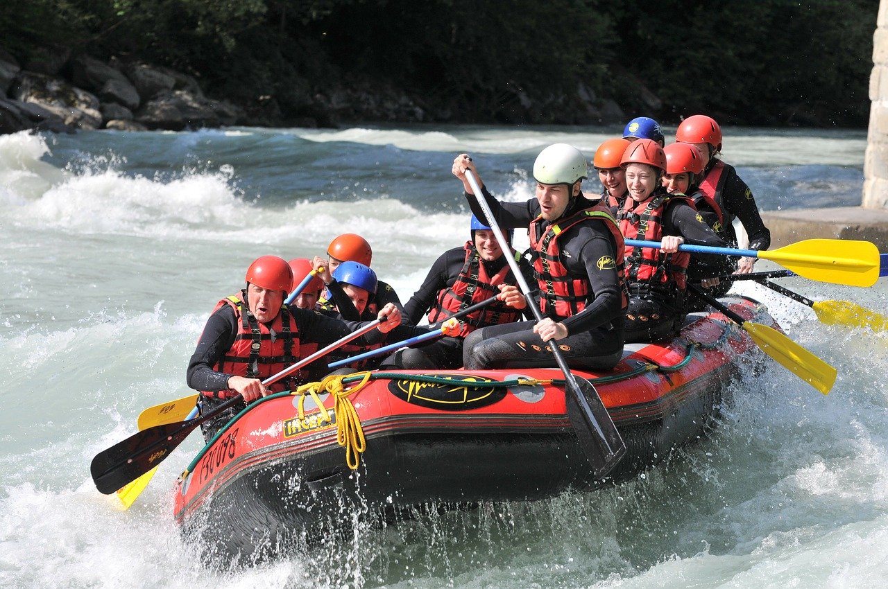 white water rafting