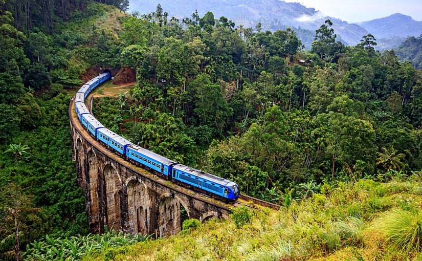 A Scenic Train Ride to the Hillside of Sri Lanka
