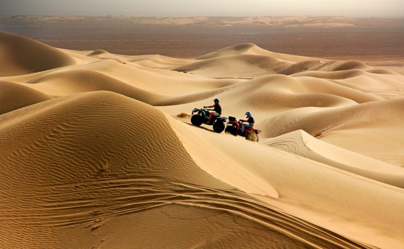 Quad riding