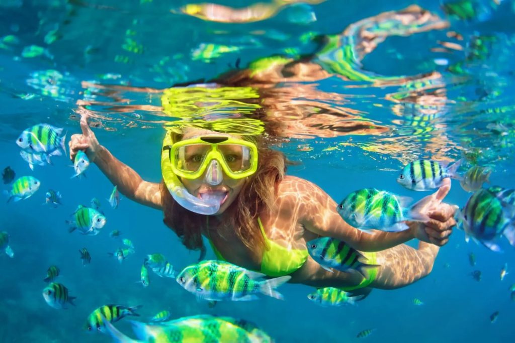 snorkelling